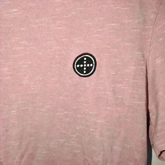 Premium Jack & Jones, Jpratlas Melange tee Crew, t-shirt, Pink and White, Size L - Picture 5 of 6